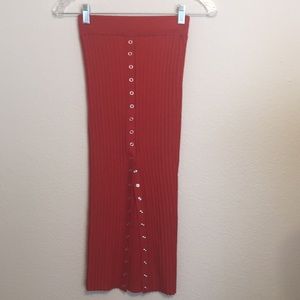 Forever21 Knit Elastic Waist Skirt XS